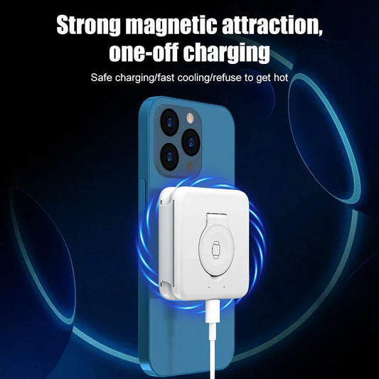 โก Folding 3-in-1 Magnetic Suction Wireless Charger โ Fast, Smart & Portable - CrazyCosmos